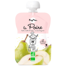 POPOTE Zsebacska bio körte 120 g, 4+ bébiétel