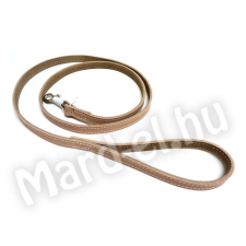  Póráz Bőr natúr L9 varrott 20x1400mm nyakörv, póráz, hám kutyáknak
