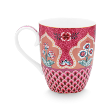  Porcelán bögre 350ml Virágfesztivál rózsaszín bögrék, csészék