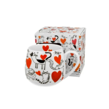  Porcelán bögre - 430ml - Serca bögrék, csészék