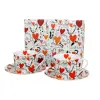  Porcelán csésze szett, 2 személyes - 230ml - Serca