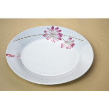 PORCELÁN KEREK LAPOSTÁNYÉR 23CM BELLA tányér és evőeszköz