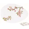  Porcelán kínálótál tojás forma,24x16,5cm,dobozban,Sakura
