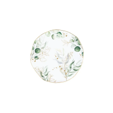  Porcelán lapostányér 26cm,Botanique tányér és evőeszköz