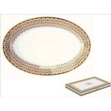 Porcelán ováltálca 35x23,5cm, dobozban, Festive konyhai eszköz