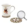  Porcelán szűrős bögre tetővel 350ml Sweet Moments