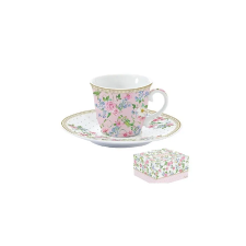  Porcelán teáscsésze és alj 200ml dobozban,Garden Joy bögrék, csészék