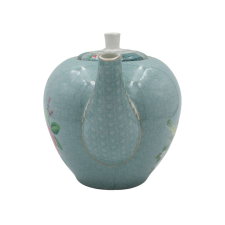 Porcelán teáskanna 1.6l Blushing Birds kék vízforraló és teáskanna