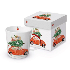 Porcelánbögre 0,35l, dobozban, Christmas Delivery bögrék, csészék