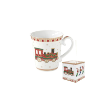 Porcelánbögre 275ml, dobozban, Polar Express bögrék, csészék