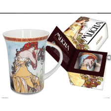 Porcelánbögre 400ml,Mucha:Tavasz konyhai eszköz