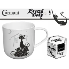 Porcelánbögre 500ml,fekete macskás,(macskamama kiscicákkal) bögrék, csészék