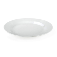 Porcelántányér sekély 24 cm, díszítetlen 60112041-A tányér és evőeszköz