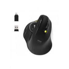 Port Designs Bluetooth Wireless Ergonomic Mouse Black egér