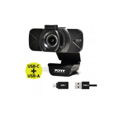 Port Designs Webkamera Full HD (1920x1080), USB-C/USB, mikrofon, 1,5 m (900078) - Webkamera webkamera