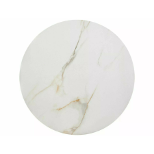  Portafino Luxus Kerámia Dohányzóasztal Szett Fehér Márvány Arany Vázzal PORTAFINOABZFI60 bútor