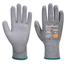 Portwest 11-es mártott vágásbiztos kesztyű szürke PU (A622G7RXXL) (A622G7RXXL)