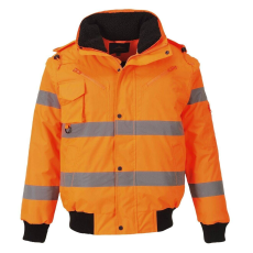 Portwest 3 az 1-ben Hi-Vis Bomber dzseki - C467 S narancs