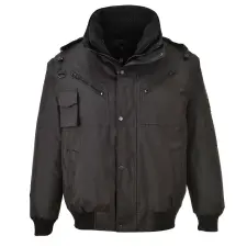 Portwest 3in1 Bomber kabát (fekete, XL) munkaruha