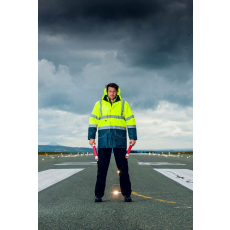Portwest 7 az 1-ben HiVis Contrast Traffic Protective Jacket-S426 Sárga 4XL