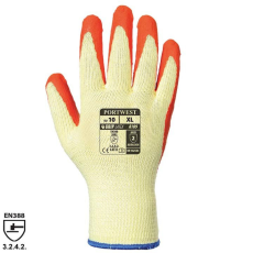 Portwest A109 Latex mártott kesztyű narancs (páranként csomagolt)