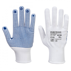 Portwest A110 Nylon PVC pontozott kesztyű