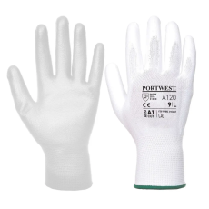Portwest A120 nylon kesztyű PU tenyérmártott (07/S) munkavédelmi kesztyű