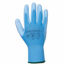Portwest A120 nylon kesztyű pu tenyérmártott színes védőkesztyű