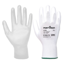 Portwest A120 PU tenyérmártott védőkesztyű (fehér) (11/XXL) védőkesztyű