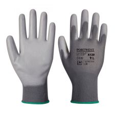 Portwest A120 PU tenyérmártott védőkesztyű (szürke) (10/XL) védőkesztyű