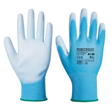 Portwest A120B4RXS Portwest Nylon védőkesztyű PU tenyérmártott
