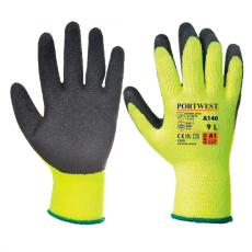 Portwest A140 Thermal védőkesztyű (sárga/fekete, 8/M)