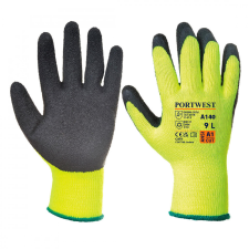 Portwest A140 Thermal védőkesztyű (sárga/fekete, 9/L) védőkesztyű
