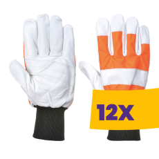 Portwest A290 Oak vágásbiztos kesztyű Class 0 narancs (Karton - 12 pár)