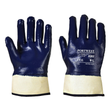 Portwest A302 Csuklóig mártott nitril védőkesztyű (11/XXL)