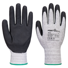 Portwest A312 Grip 13 Diamond Knit védőkesztyű (szürke/fekete, 8/M) védőkesztyű