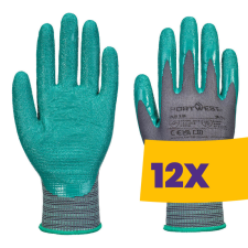 Portwest A313 Grip 15 érdesített nitril kesztyű szürke (Karton - 12 pár) védőkesztyű