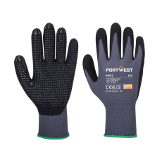  Portwest A351 Dermiflex Plus védőkesztyű szürke/fekete XL