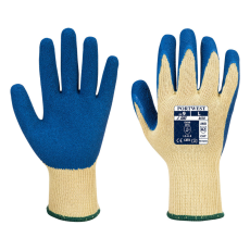 Portwest A610YBLM Portwest Kevlar® tenyérmártott latex kesztyű, Cut 3