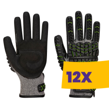 Portwest A755 VHR15 Nitril hab vágásbiztos kesztyű fekete (Karton - 12 pár) védőkesztyű