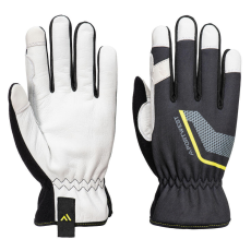Portwest A775 Stretch Utility Bőr Védőkesztyű (fekete, 11/XXL)