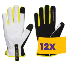 Portwest A776 PW3 Winter bőr kesztyű fekete (Karton - 12 pár)