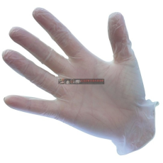  Portwest A900 Vinyl egyszerhasználatos kesztyű (púderezett, víztiszta, 10/XL) (100 db)