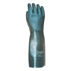 Portwest Alkatrészmosó Kesztyű duplán mártott PVC zöld 45cm XL-es 10,5-es (A845GNRXL)