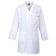 Portwest Antisztatikus, ESD köpeny (fehér, 3XL) munkaruha