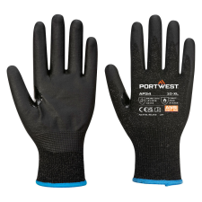 Portwest AP34K8RL Portwest LR15 Vágásbiztos nitrilhab védőkesztyű (érintőképernyős) (12 pár) védőkesztyű