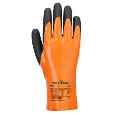 Portwest AP36 Grip 15 Nitril mártott védőkesztyű (narancs/fekete, 7/S)