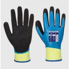 Portwest AP50 Portwest Aqua Cut Pro vágásbiztos munkavédelmi kesztyű, D szintű vágásbiztossággal, nitril és nitril hab bevonatta, Rugalmas mandzsetta