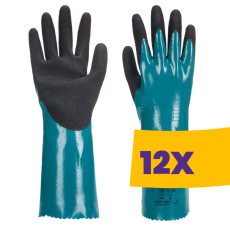 Portwest AP60 Sandy Grip Lite hosszúszárú kesztyű kék (Karton - 12 pár)