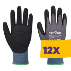 Portwest AP65 NPR Pro nitril hab mártott kesztyű szürke (Karton - 12 pár)